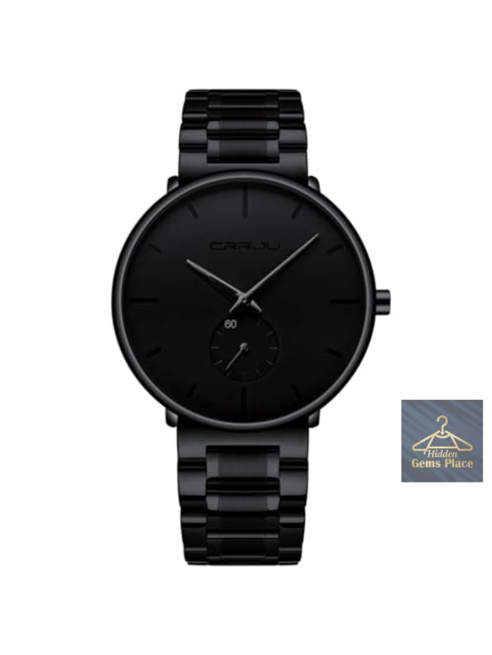 Ultra-Thin Minimalist Stainless Steel Men's Wrist Watch